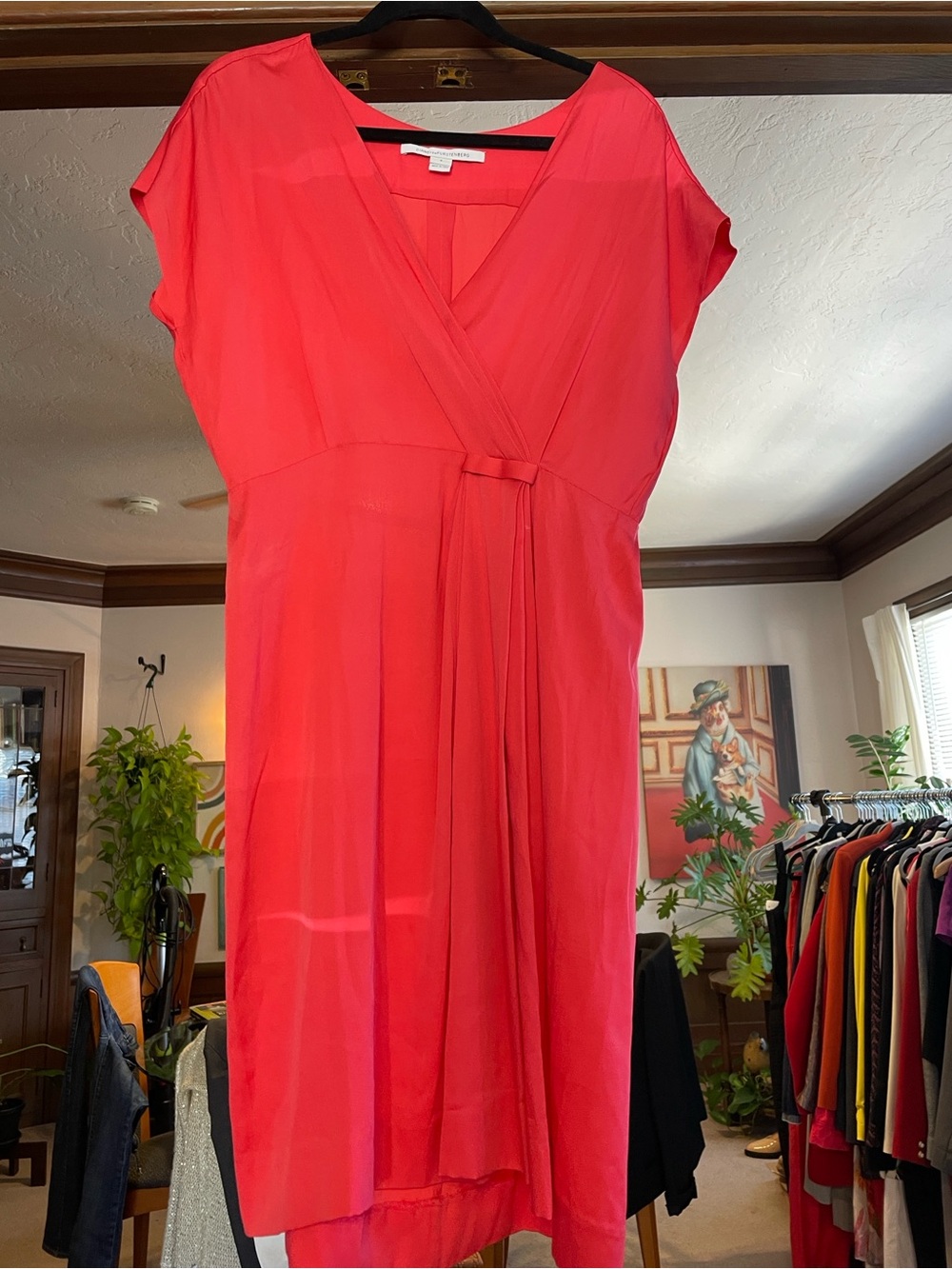 Diane von Furstenberg Akari Silk Dress - Women | Color: Flamingo 🦩 Pink